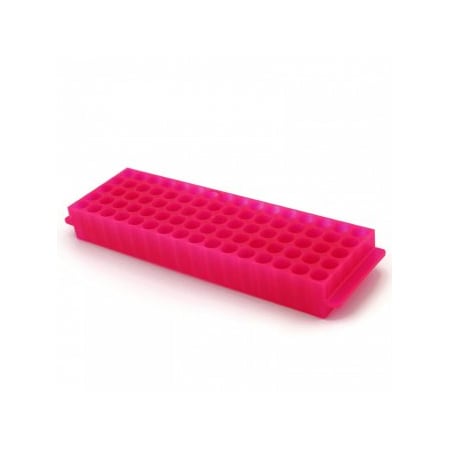Scientific Specialties Micro-Tube Racks/Plates, Fluorescent Pink, 5/PK 164103